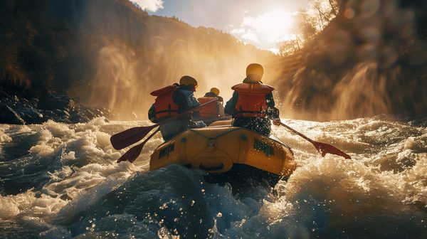 Aventure inoubliable: raftingr sur l'Ubaye, proche de Barcelonnette avec guide expert